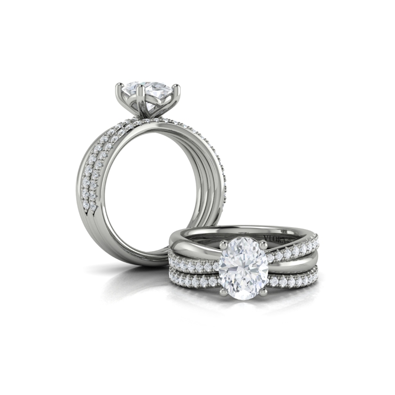 Matching Band for Destiny Oval Engagement Ring