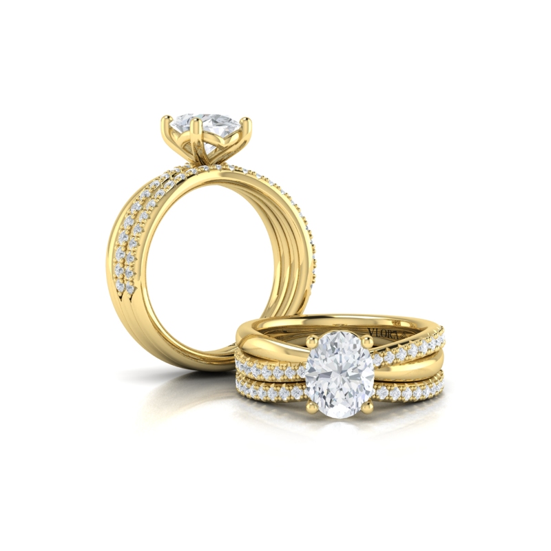 Matching Band for Destiny Oval Engagement Ring
