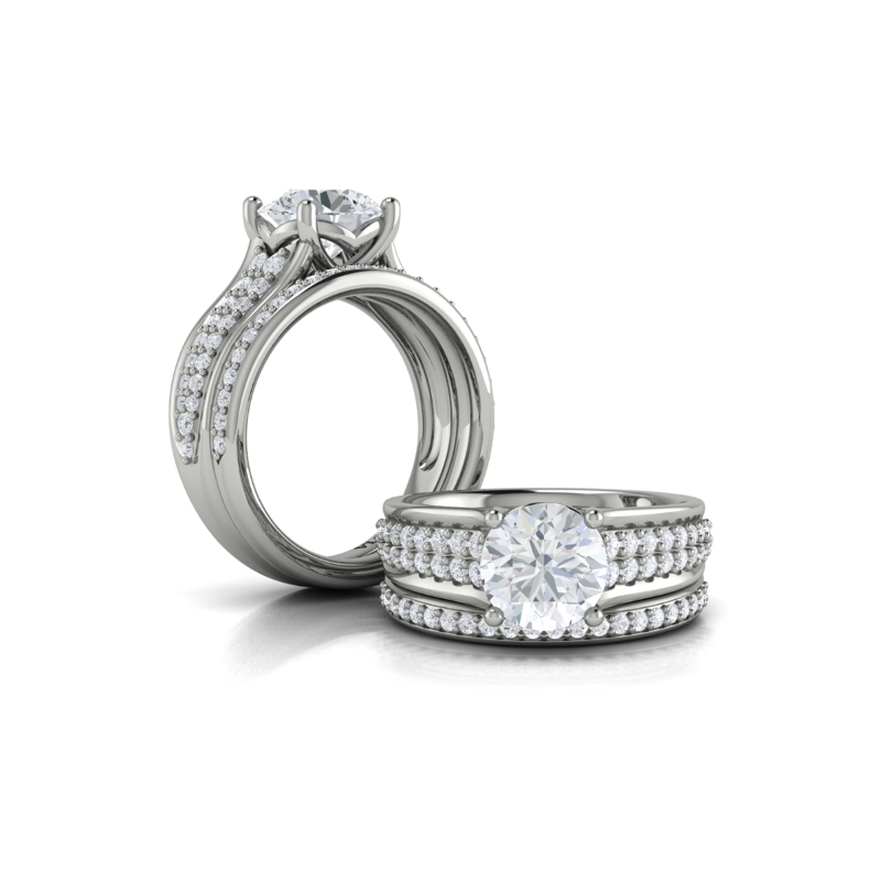 Matching Band for Crescendo Engagement Ring