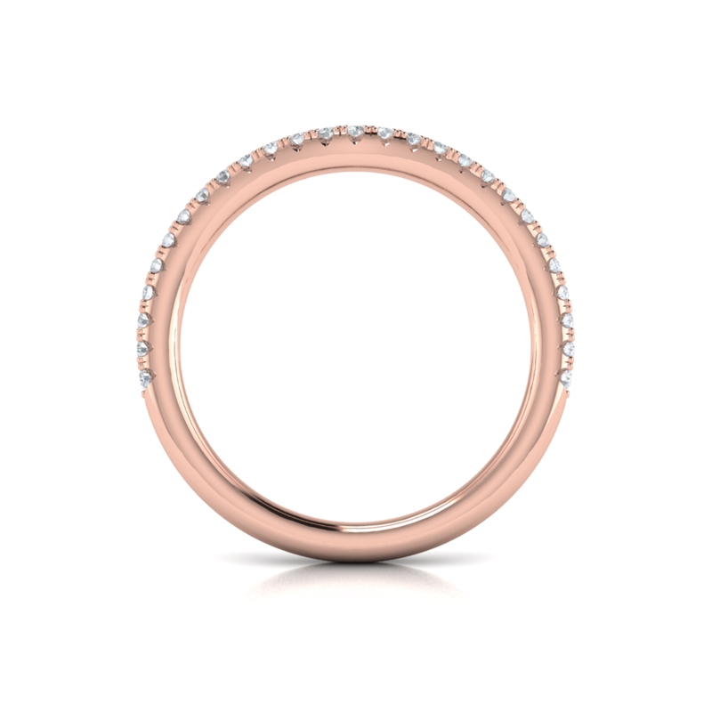 Matching Band for Bold Pave Engagement Ring