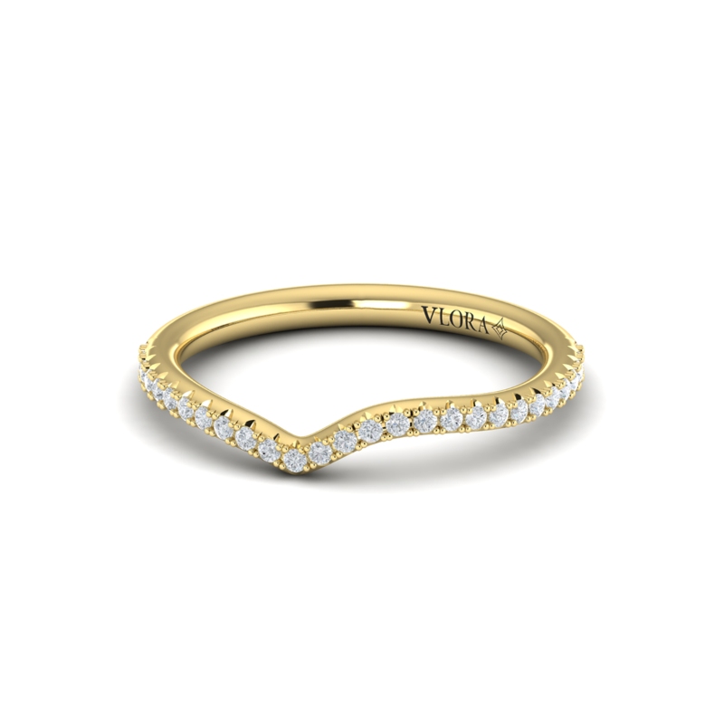 Matching Band for Teardrop Bezel Engagement Ring