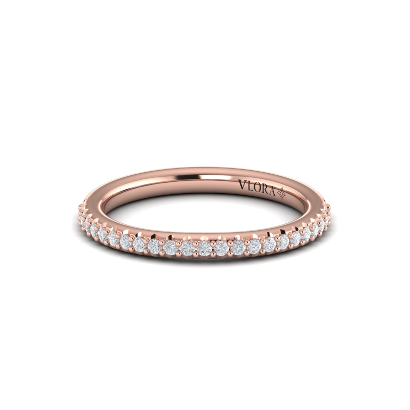 Matching Band for Oval Pave Cathedral Engagement Ring