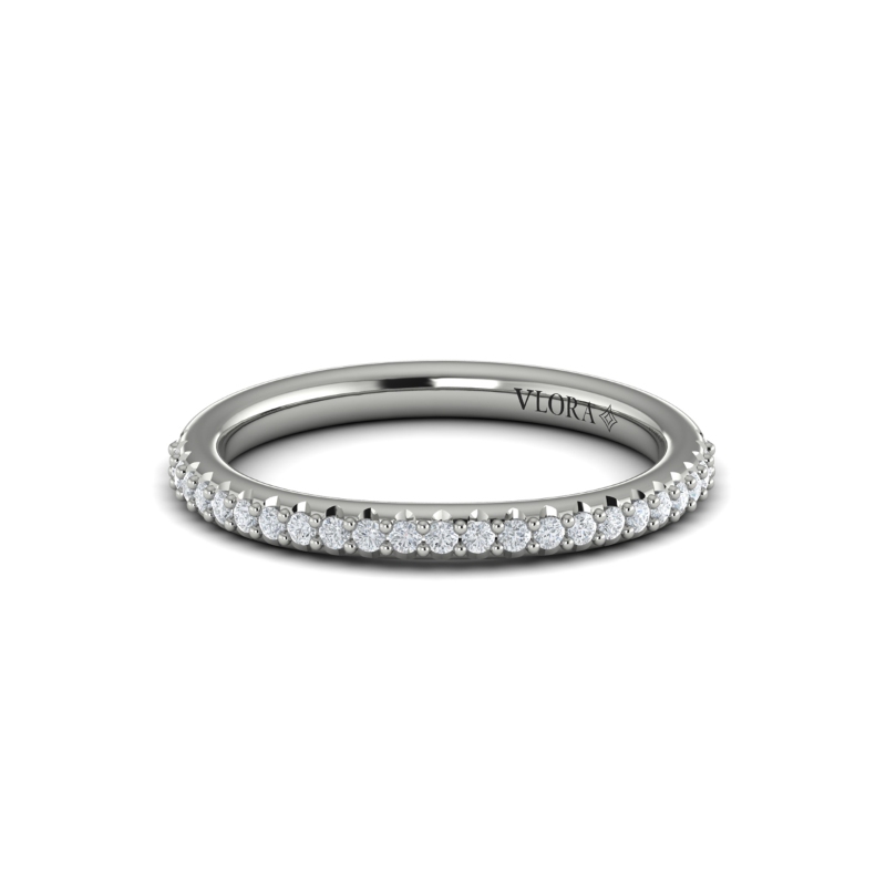 Matching Band for Oval Pave Cathedral Engagement Ring