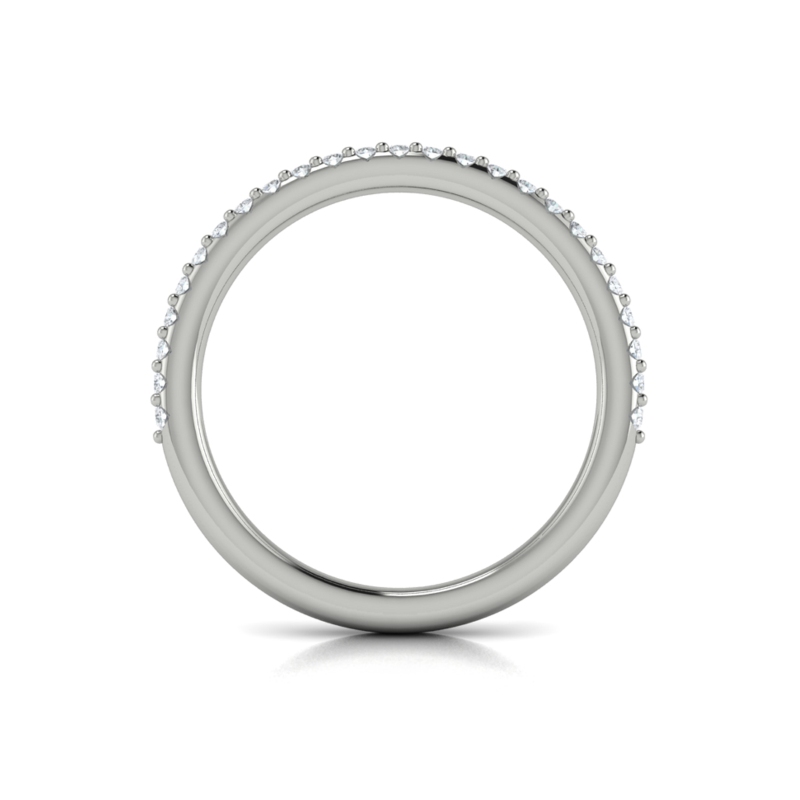 Matching Band for Oval Pave Cathedral Engagement Ring