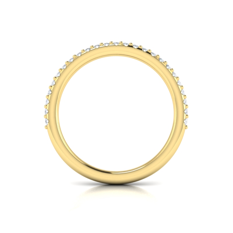 Matching Band for Oval Pave Cathedral Engagement Ring