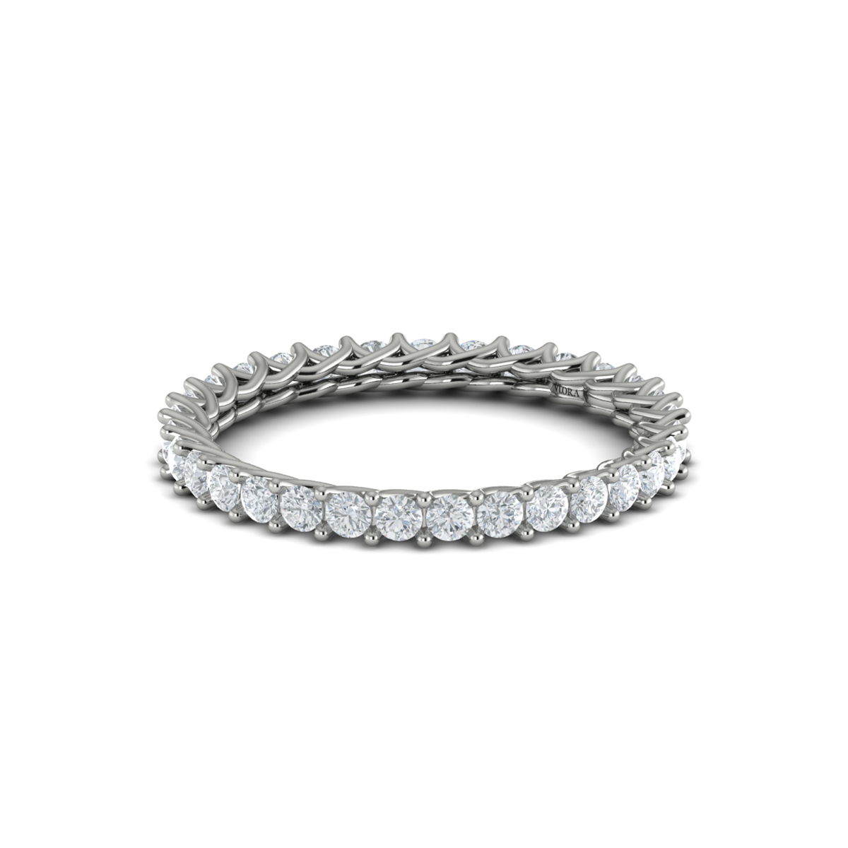 Delicately Woven Eternity Ring