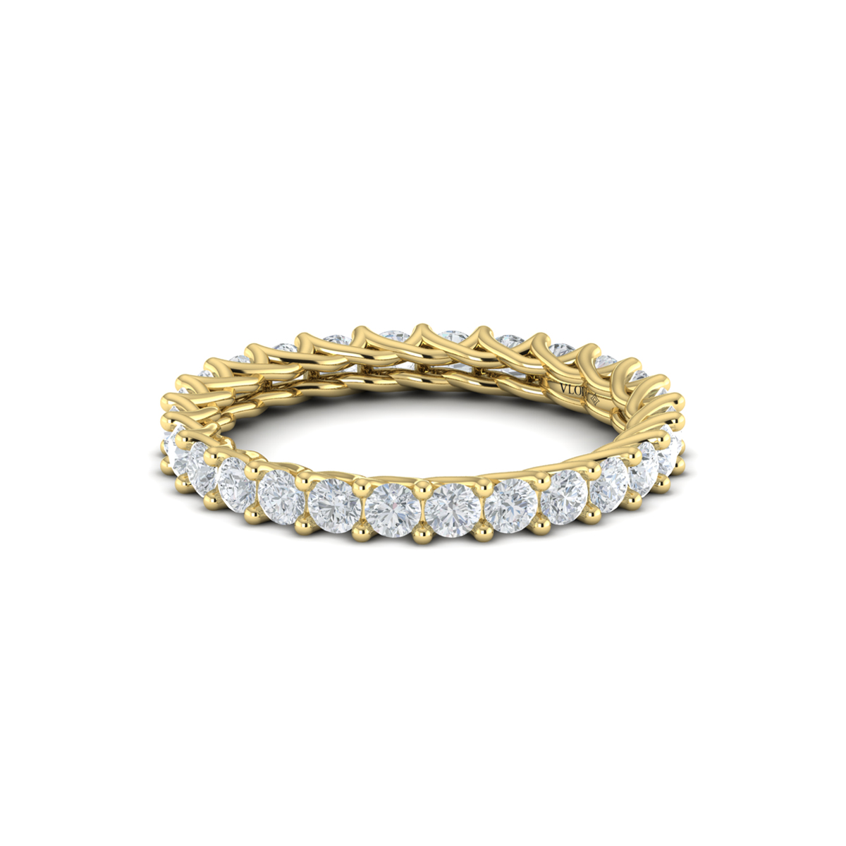Woven Eternity Ring