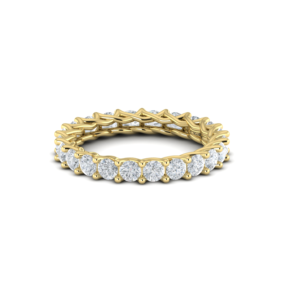Bold Woven Eternity Ring