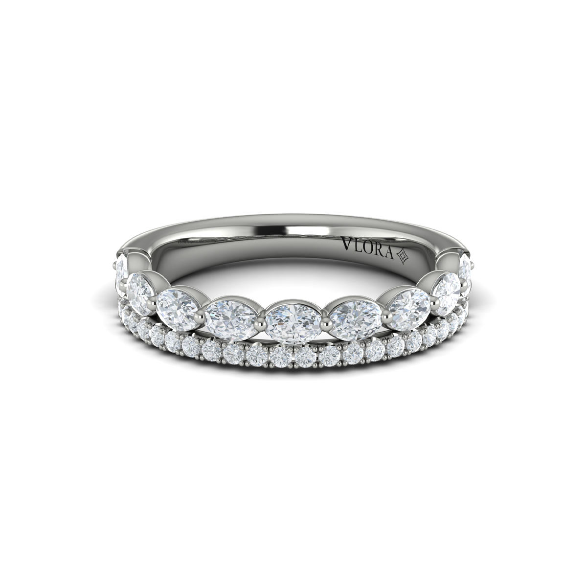Elegant Duo Stackable Band