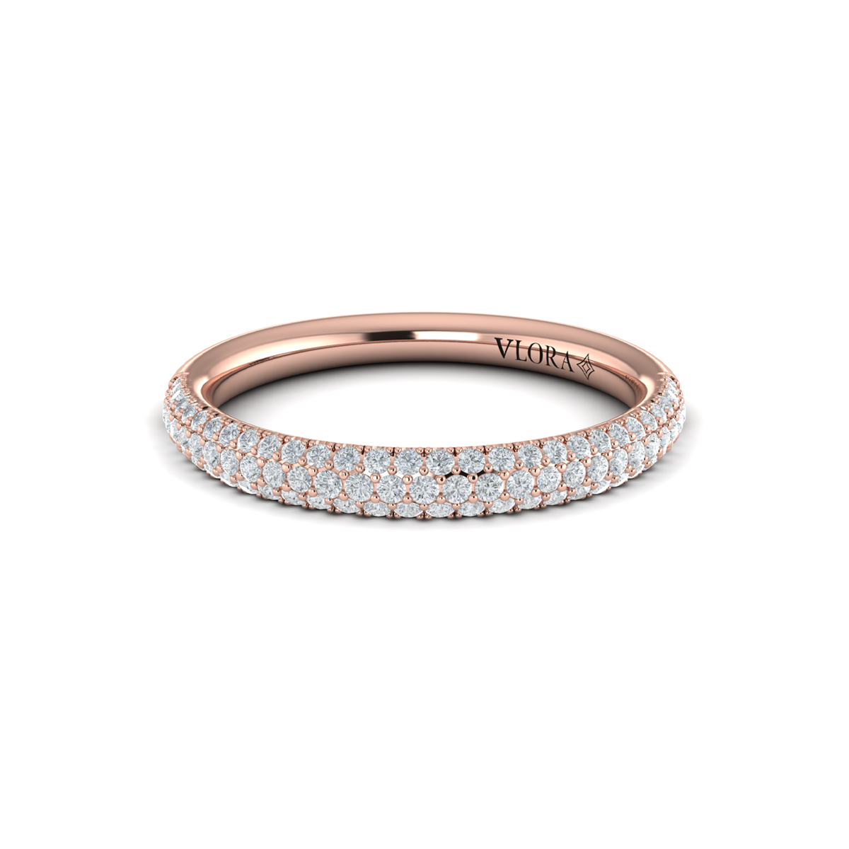 Pave Stackable Band