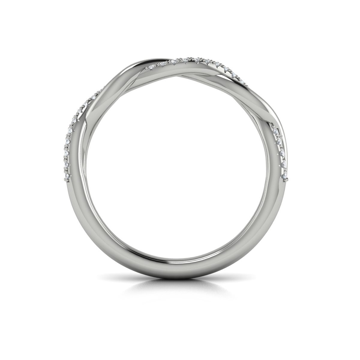 Entwined Stackable Band