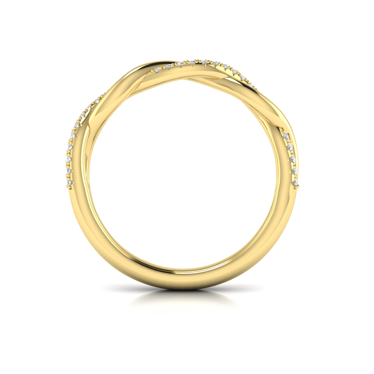 Entwined Stackable Band