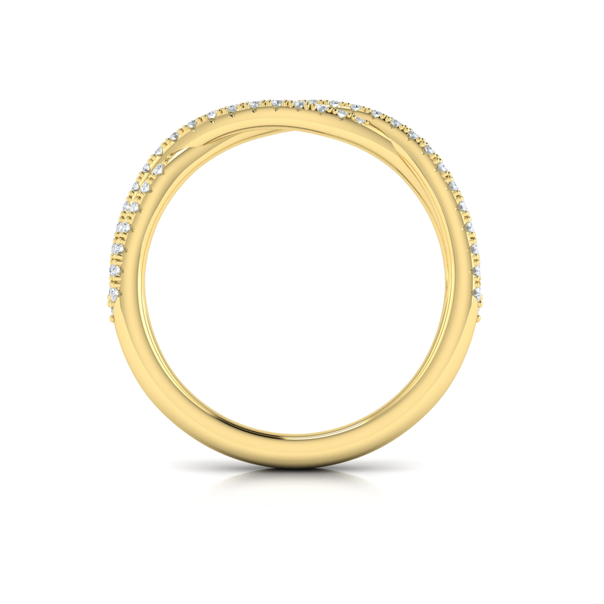 Delicate Twist Stackable Band