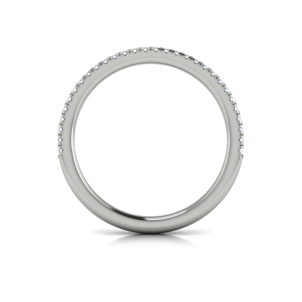 Slim Sapphire and Diamond Band