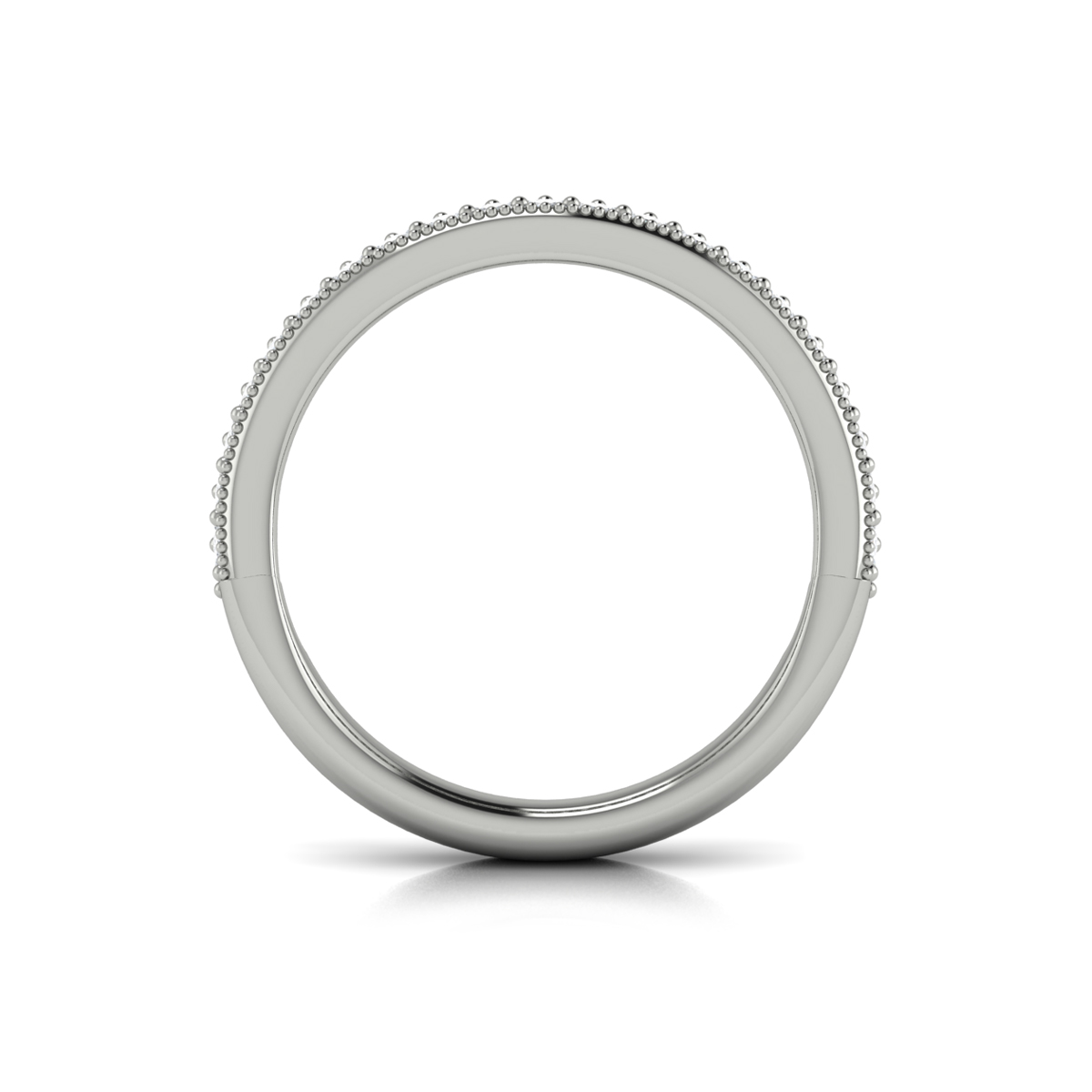 Vintage-Inspired Pave Stackable Band