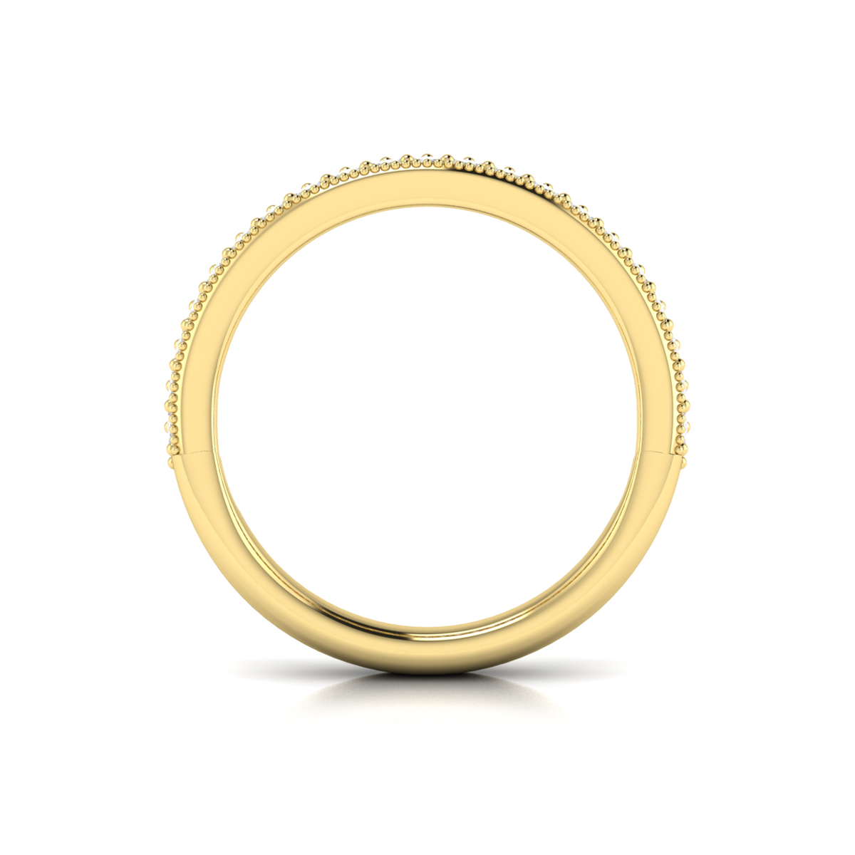 Vintage-Inspired Pave Stackable Band
