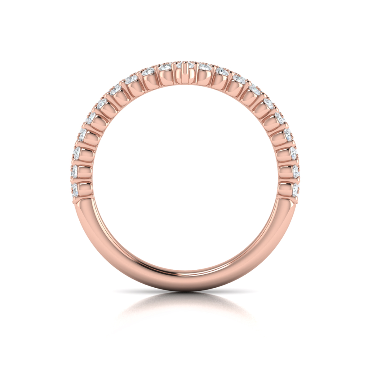 Double Chevron Contoured Band