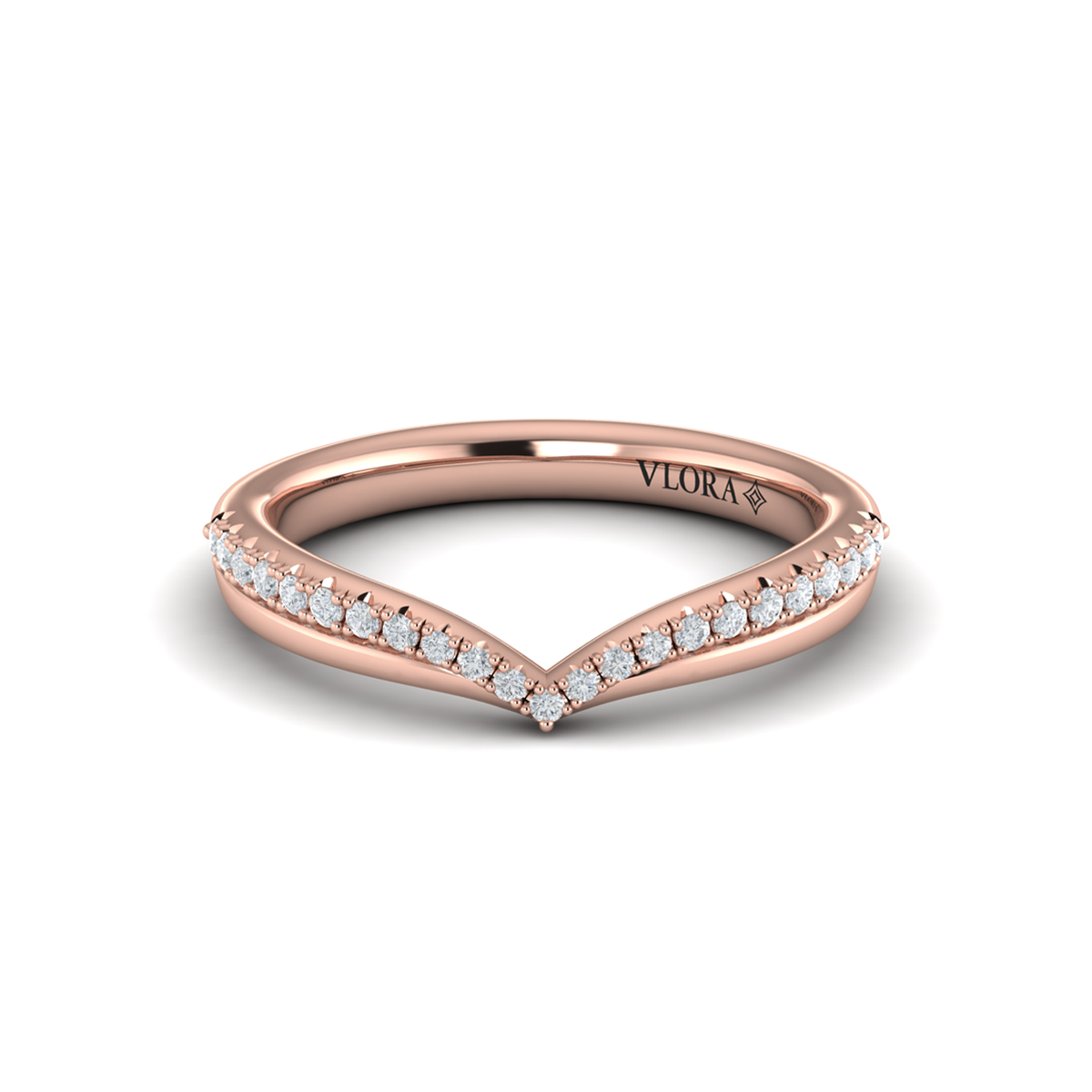 Double Chevron Contoured Band