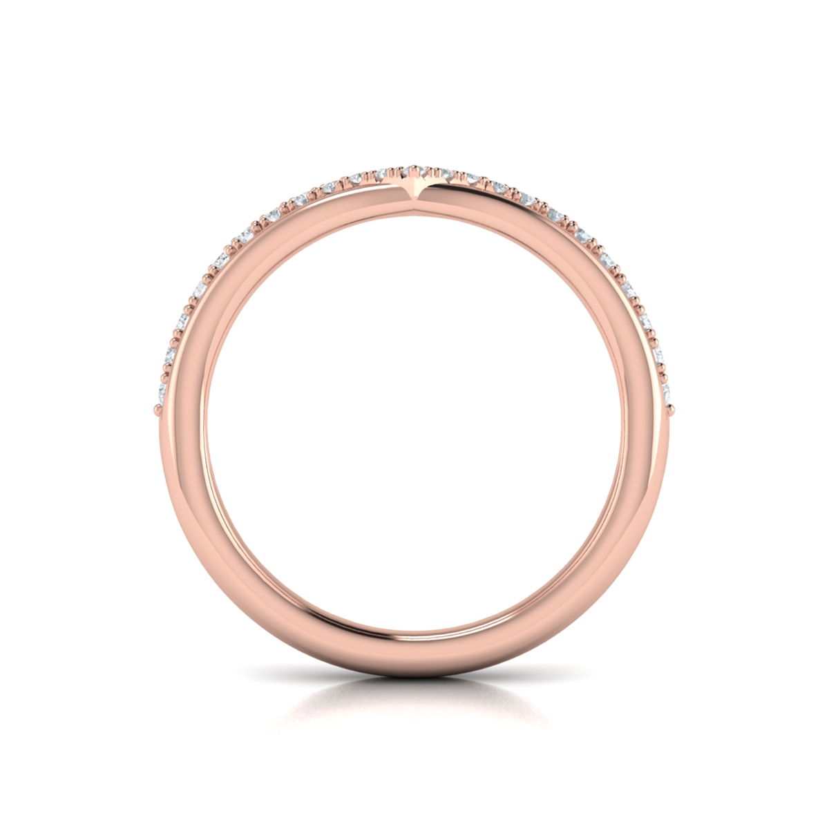 Double Chevron Contoured Band