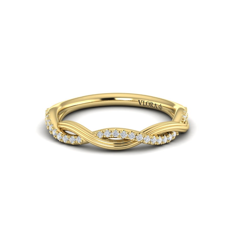 Entwined Stackable Band