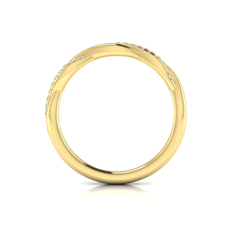 Slim Twist Stackable Band