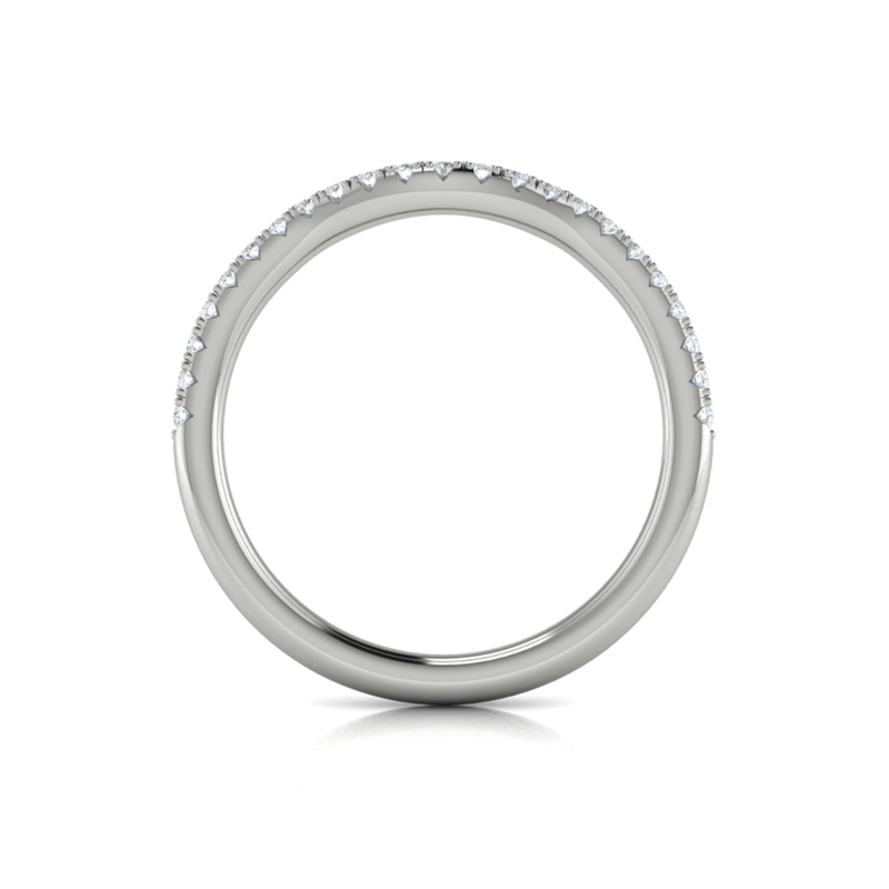 Curved Stackable Wedding Band