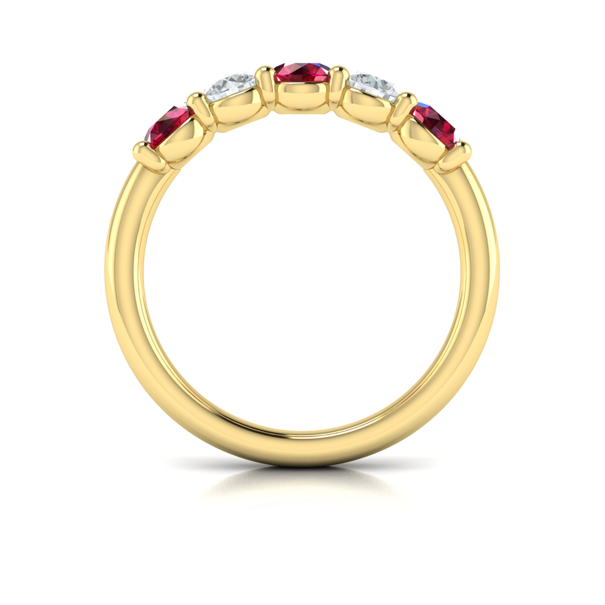Ruby and Diamond Band
