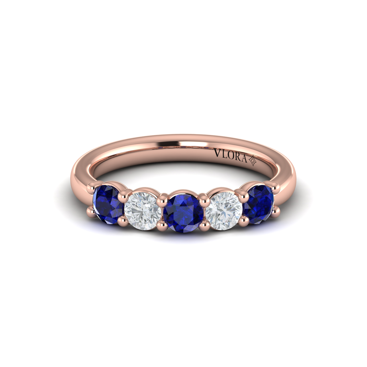 Sapphire and Diamond Band