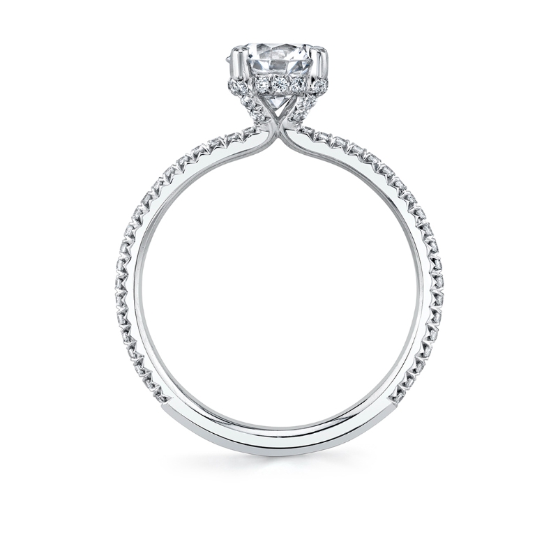 Classic Pave Engagement Ring - Erseline
