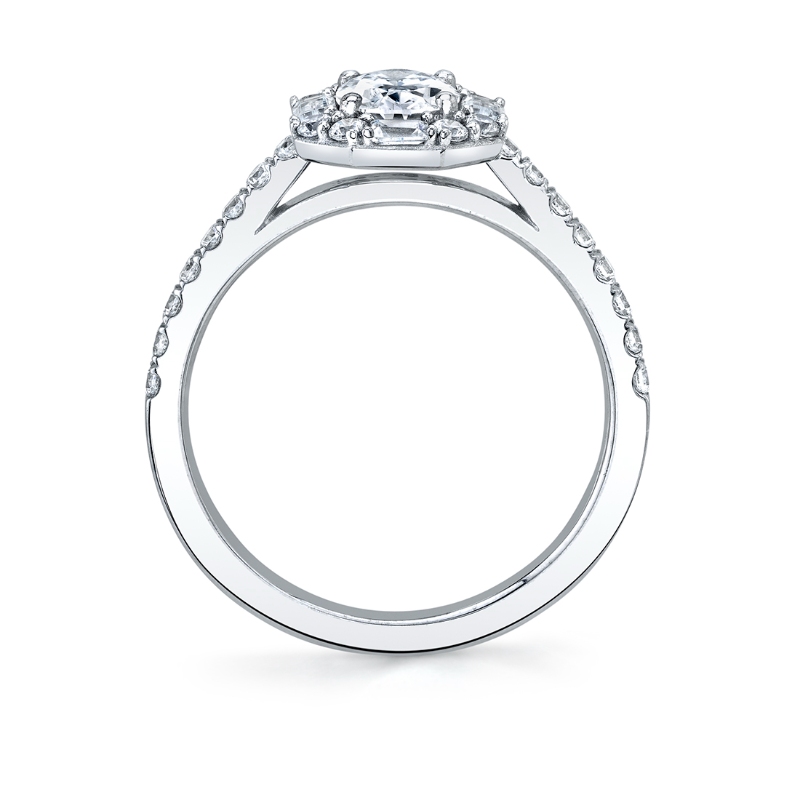 Oval Cut Vintage Engagement Ring - Presley